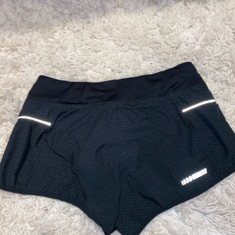 Black athletic shorts